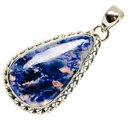 Sodalite Pendants handcrafted by Ana Silver Co - PD18074