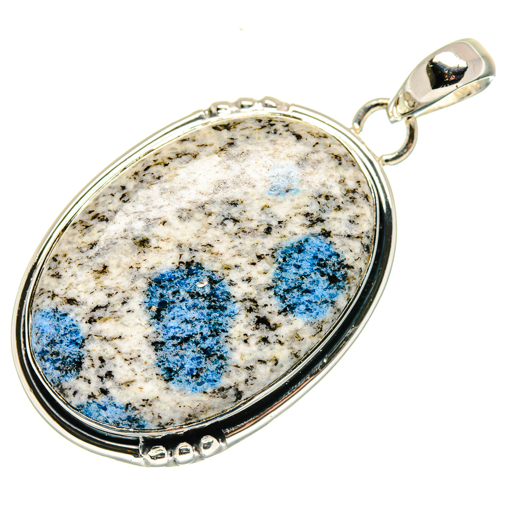 K2 Blue Azurite Pendants handcrafted by Ana Silver Co - PD18077