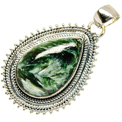 Seraphinite Pendants handcrafted by Ana Silver Co - PD18090