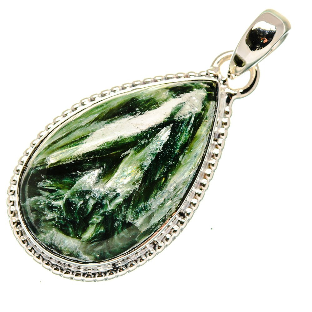 Seraphinite Pendants handcrafted by Ana Silver Co - PD18091