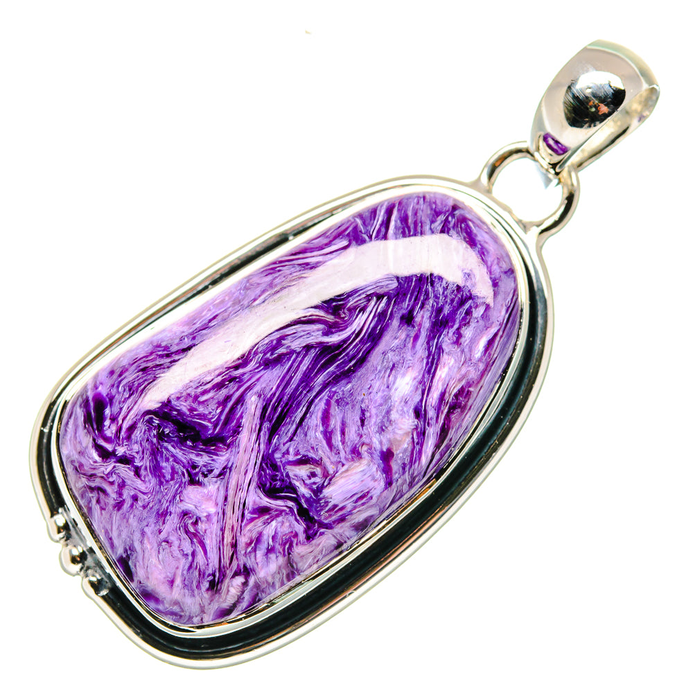 Charoite Pendants handcrafted by Ana Silver Co - PD18107