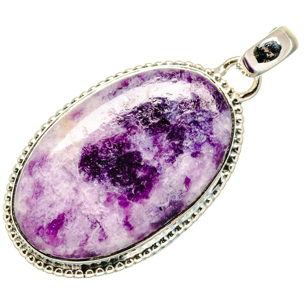 Lepidolite Pendants handcrafted by Ana Silver Co - PD18108