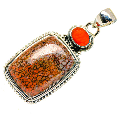 Dinosaur Bone Pendants handcrafted by Ana Silver Co - PD18125