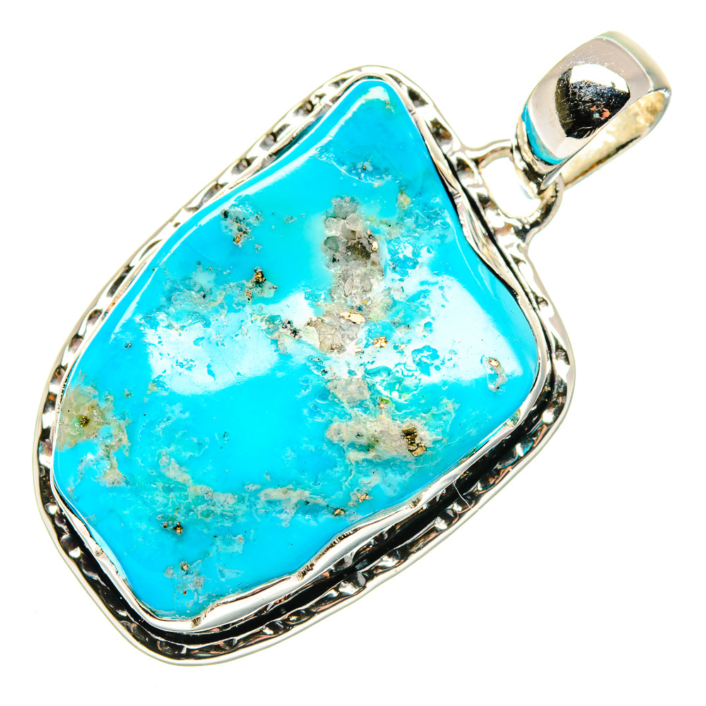 Arizona Turquoise Pendants handcrafted by Ana Silver Co - PD18127