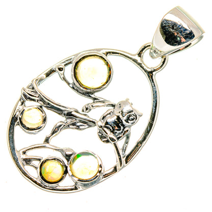Ethiopian Opal Pendants handcrafted by Ana Silver Co - PD18138