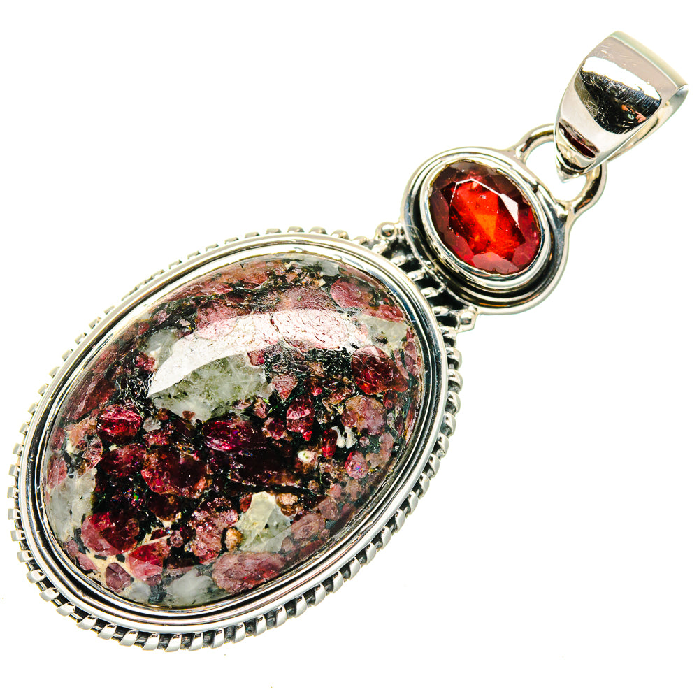 Russian Eudialyte Pendants handcrafted by Ana Silver Co - PD18148