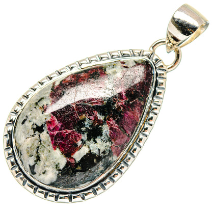 Russian Eudialyte Pendants handcrafted by Ana Silver Co - PD18159 - Photo 2