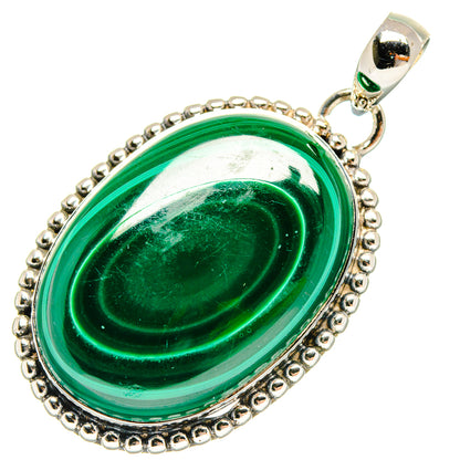 Malachite Pendants handcrafted by Ana Silver Co - PD18170