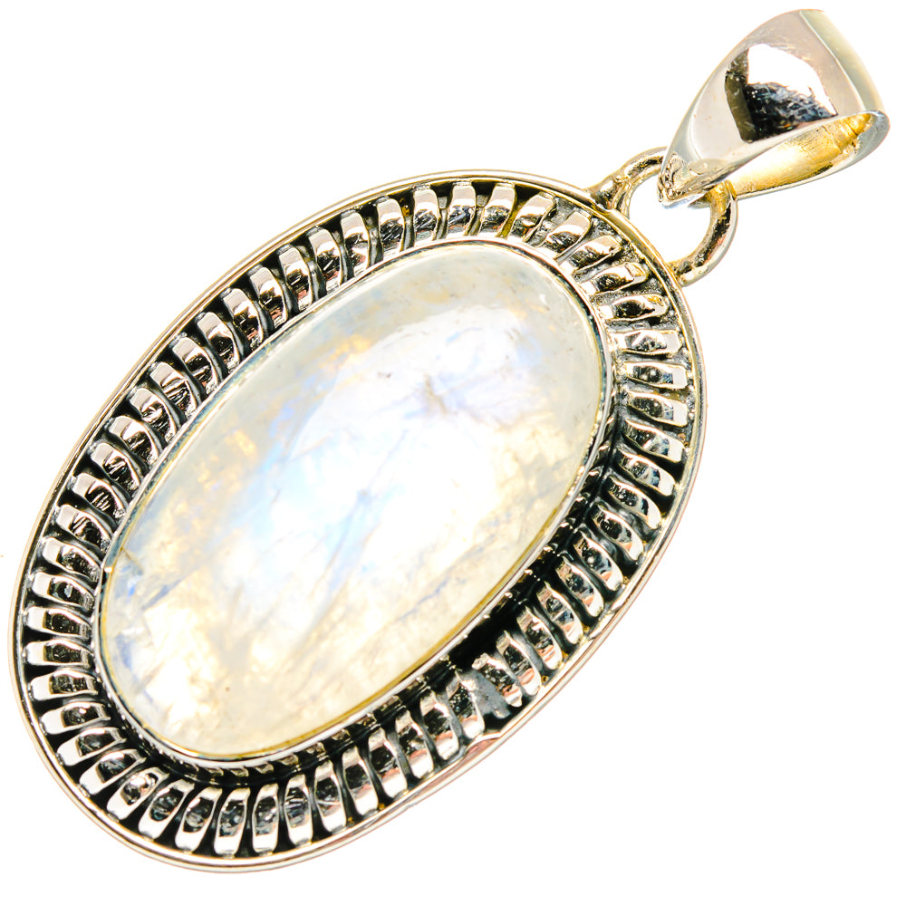 Rainbow Moonstone Pendants handcrafted by Ana Silver Co - PD18175