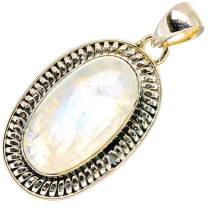 Rainbow Moonstone Pendants handcrafted by Ana Silver Co - PD18175
