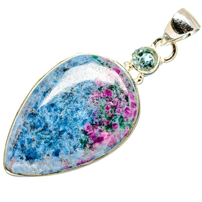 Ruby Fuchsite Pendants handcrafted by Ana Silver Co - PD18183