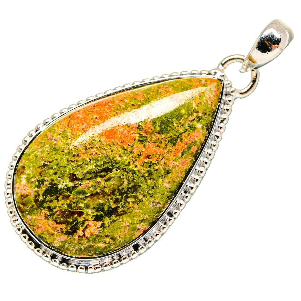 Unakite Pendants handcrafted by Ana Silver Co - PD18191