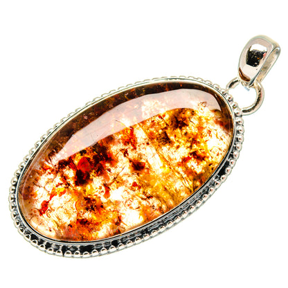 Sunstone Pendants handcrafted by Ana Silver Co - PD18193