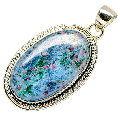 Ruby Fuchsite Pendants handcrafted by Ana Silver Co - PD18208