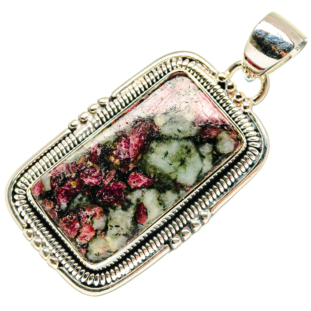 Russian Eudialyte Pendants handcrafted by Ana Silver Co - PD18217