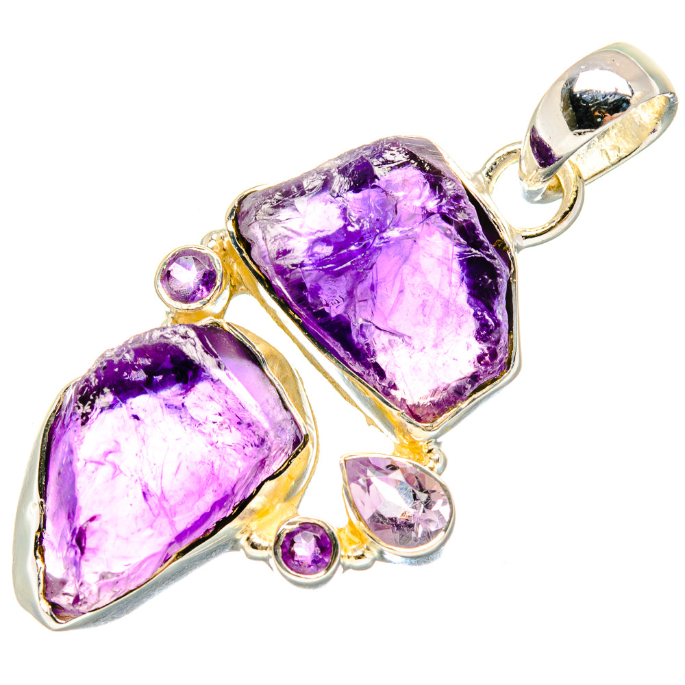 Amethyst Pendants handcrafted by Ana Silver Co - PD18221