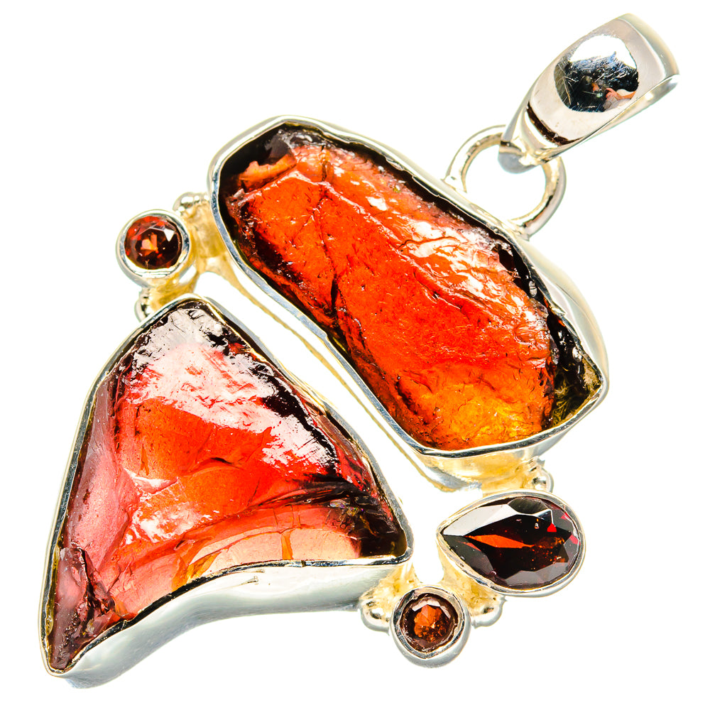 Garnet Pendants handcrafted by Ana Silver Co - PD18224