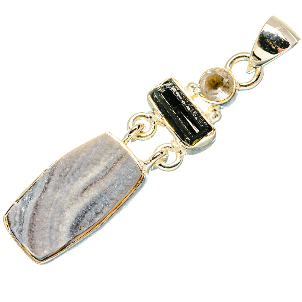 Desert Druzy Pendants handcrafted by Ana Silver Co - PD18227