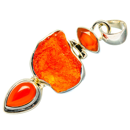 Carnelian Pendants handcrafted by Ana Silver Co - PD18232