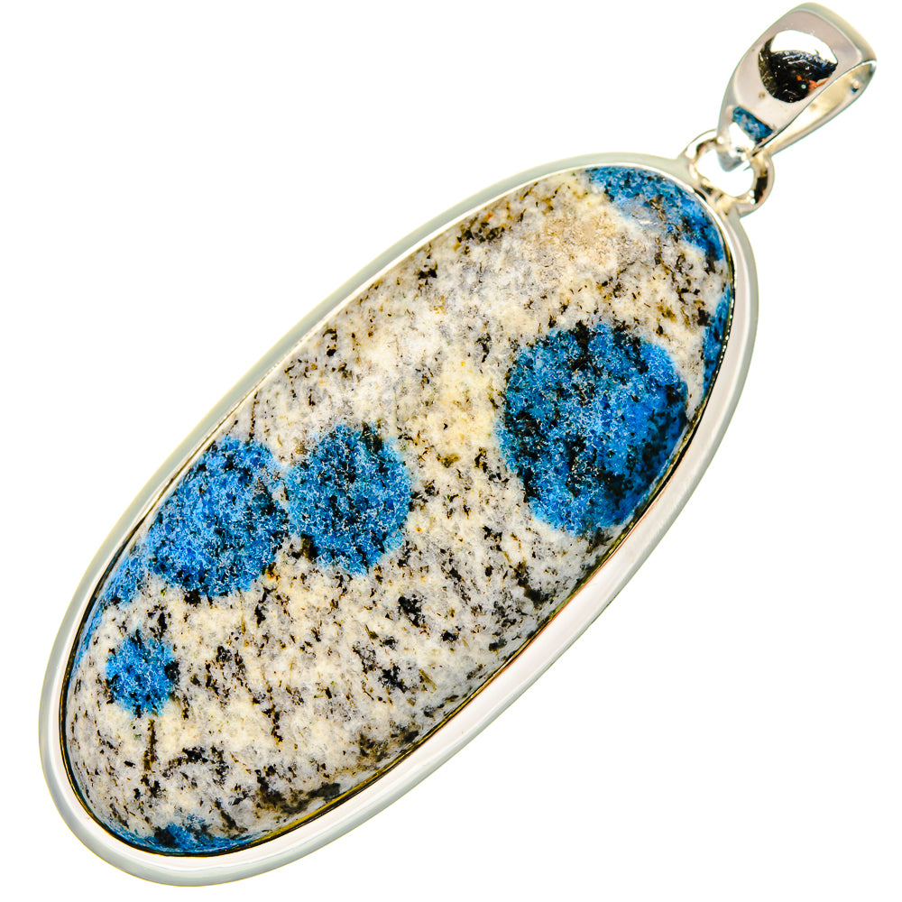 K2 Blue Azurite Pendants handcrafted by Ana Silver Co - PD18238