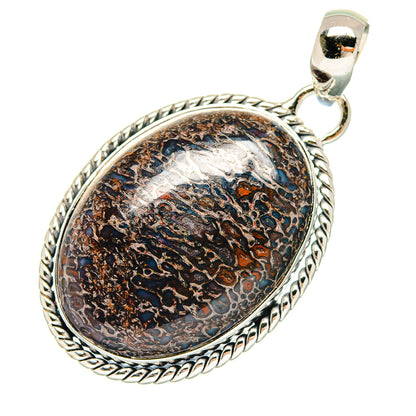 Dinosaur Bone Pendants handcrafted by Ana Silver Co - PD18258