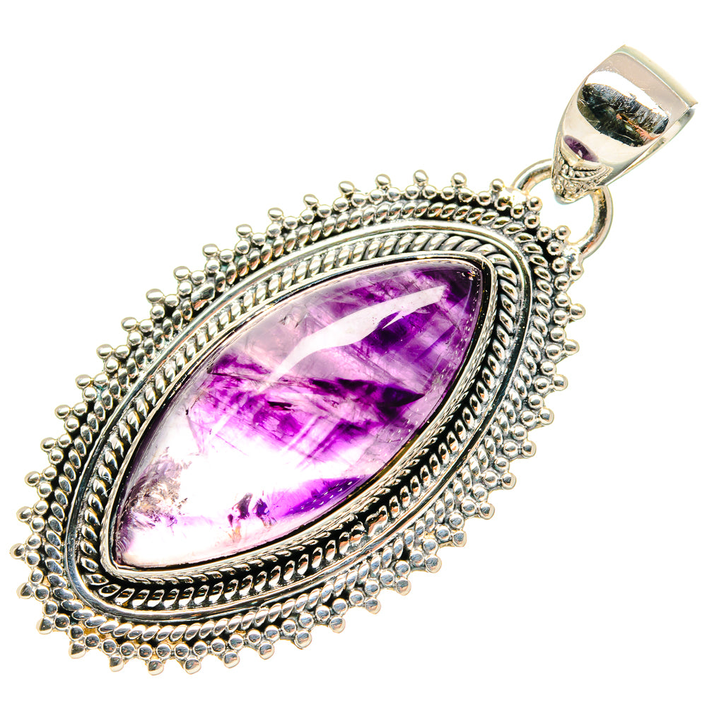 Chevron Amethyst Pendants handcrafted by Ana Silver Co - PD18265