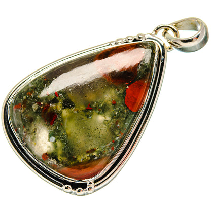 Bloodstone Pendants handcrafted by Ana Silver Co - PD18276