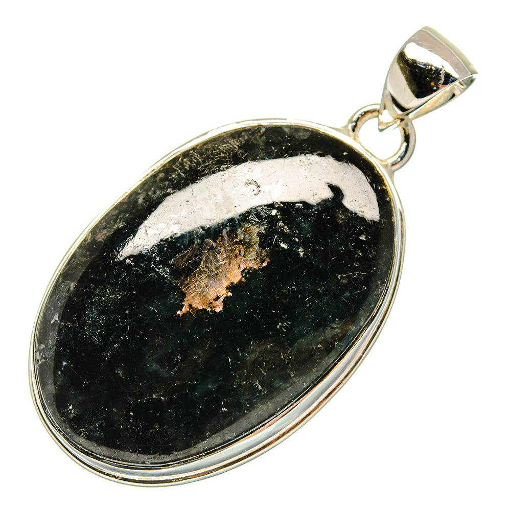 Black Agate Pendants handcrafted by Ana Silver Co - PD18278