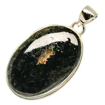 Black Agate Pendants handcrafted by Ana Silver Co - PD18278
