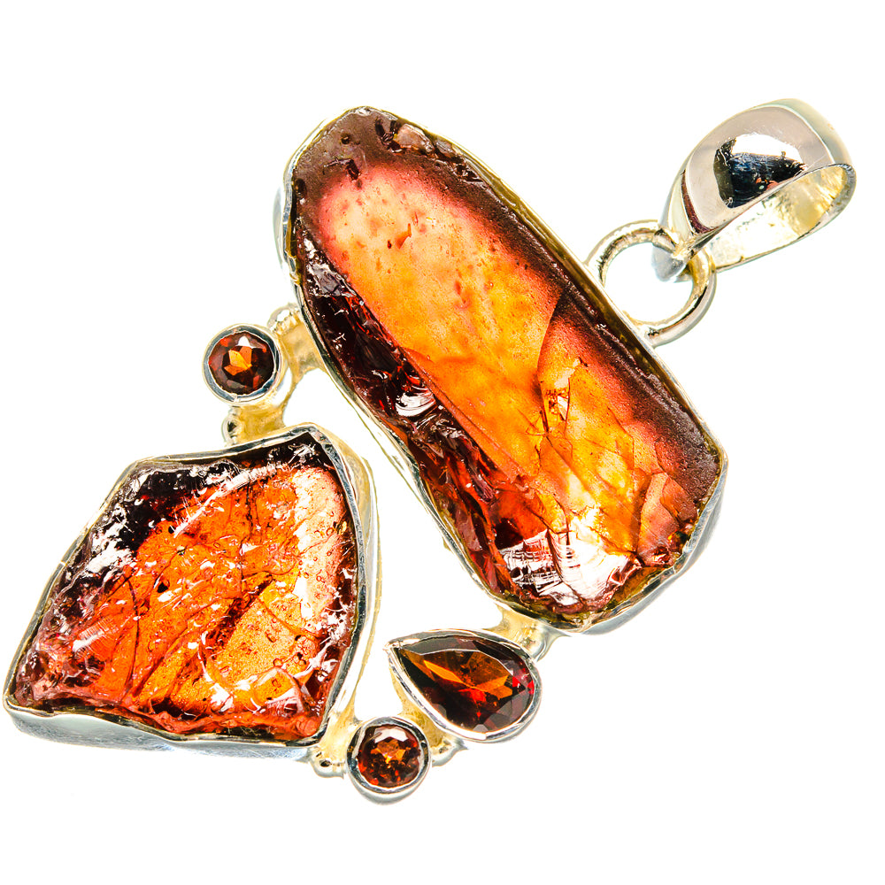 Garnet Pendants handcrafted by Ana Silver Co - PD18289