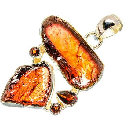 Garnet Pendants handcrafted by Ana Silver Co - PD18289