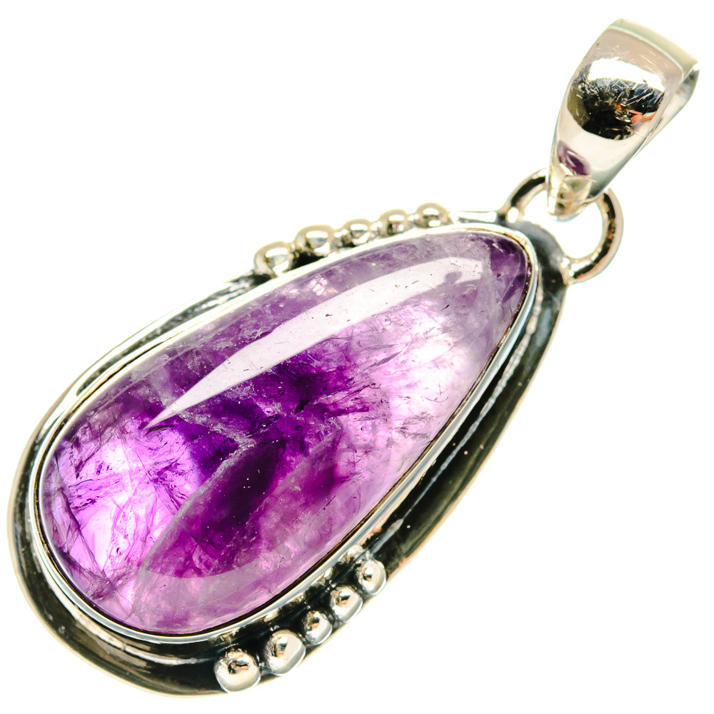 Chevron Amethyst Pendants handcrafted by Ana Silver Co - PD18311