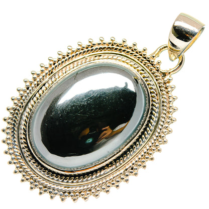 Hematite Pendants handcrafted by Ana Silver Co - PD18321