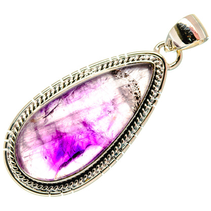 Chevron Amethyst Pendants handcrafted by Ana Silver Co - PD18340