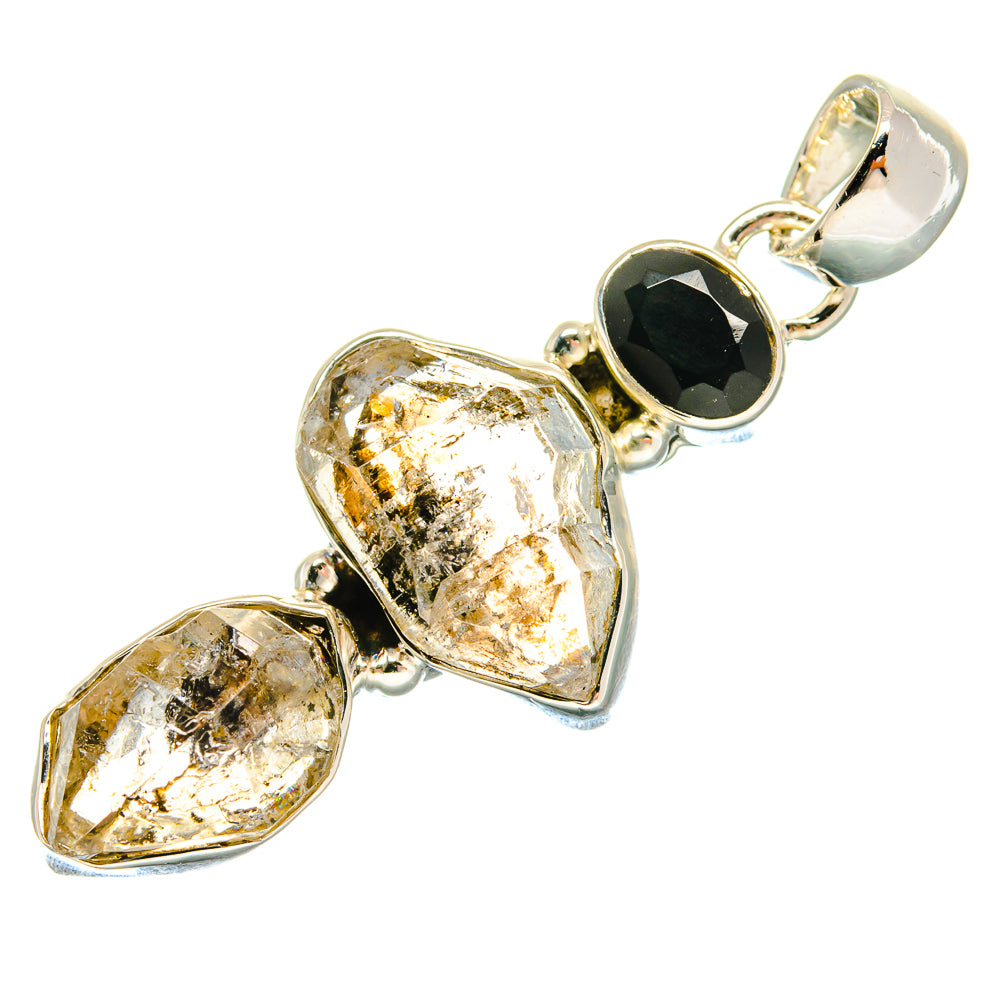 Herkimer Diamond Pendants handcrafted by Ana Silver Co - PD18370
