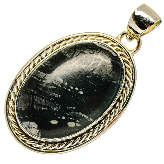 Picasso Jasper Pendants handcrafted by Ana Silver Co - PD18372
