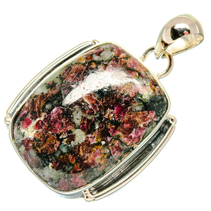 Russian Eudialyte Pendants handcrafted by Ana Silver Co - PD18377