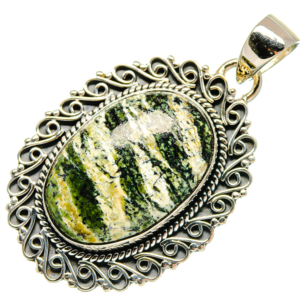 Lizard Jasper Pendants handcrafted by Ana Silver Co - PD18390