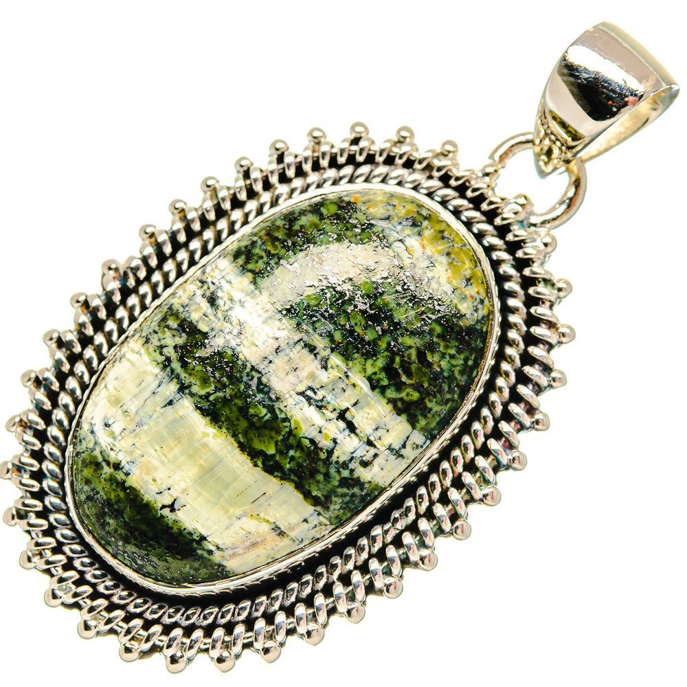 Lizard Jasper Pendants handcrafted by Ana Silver Co - PD18391 - Photo 2
