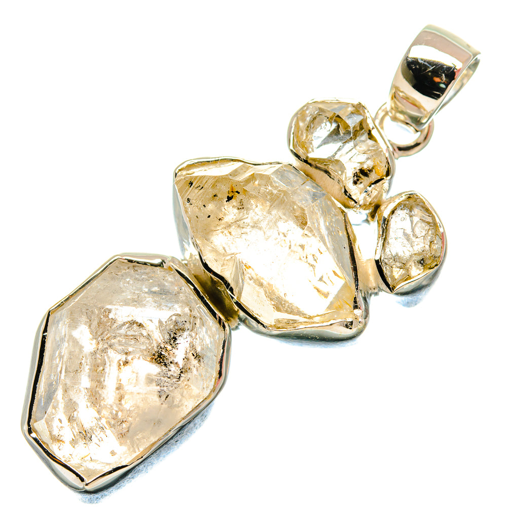 Herkimer Diamond Pendants handcrafted by Ana Silver Co - PD18395