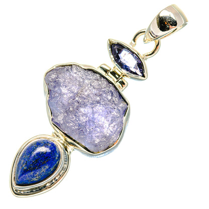 Tanzanite Pendants handcrafted by Ana Silver Co - PD18398