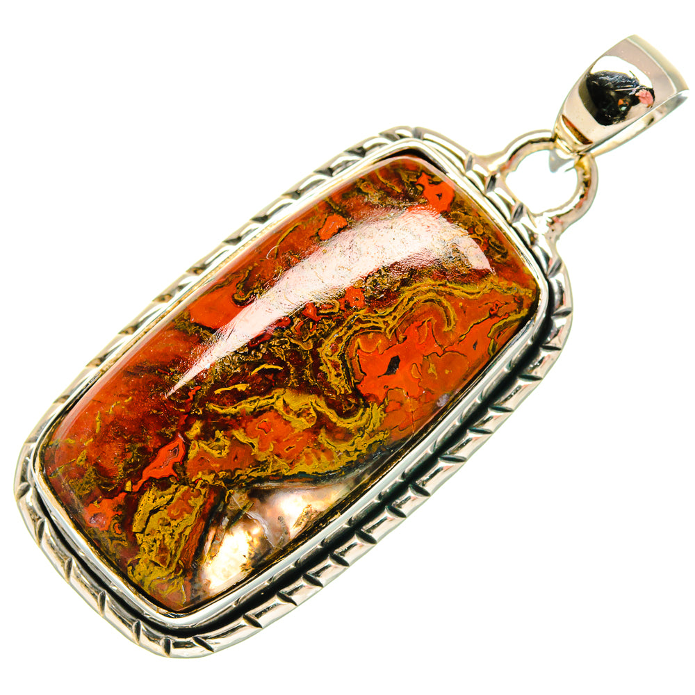 Morocco Agate Pendants handcrafted by Ana Silver Co - PD18402