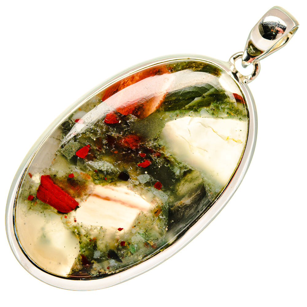 Bloodstone Pendants handcrafted by Ana Silver Co - PD18403