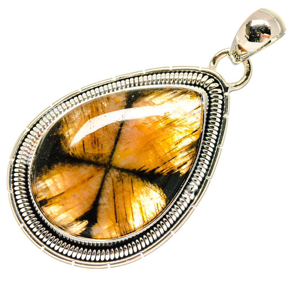 Chiastolite Pendants handcrafted by Ana Silver Co - PD18414