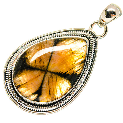 Chiastolite Pendants handcrafted by Ana Silver Co - PD18414