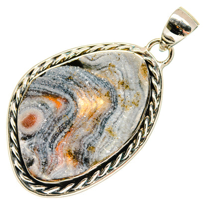 Desert Druzy Pendants handcrafted by Ana Silver Co - PD18415