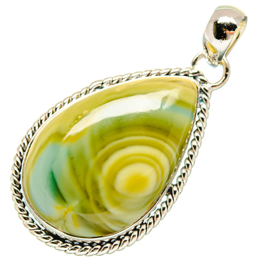 Willow Creek Jasper Pendants handcrafted by Ana Silver Co - PD18417