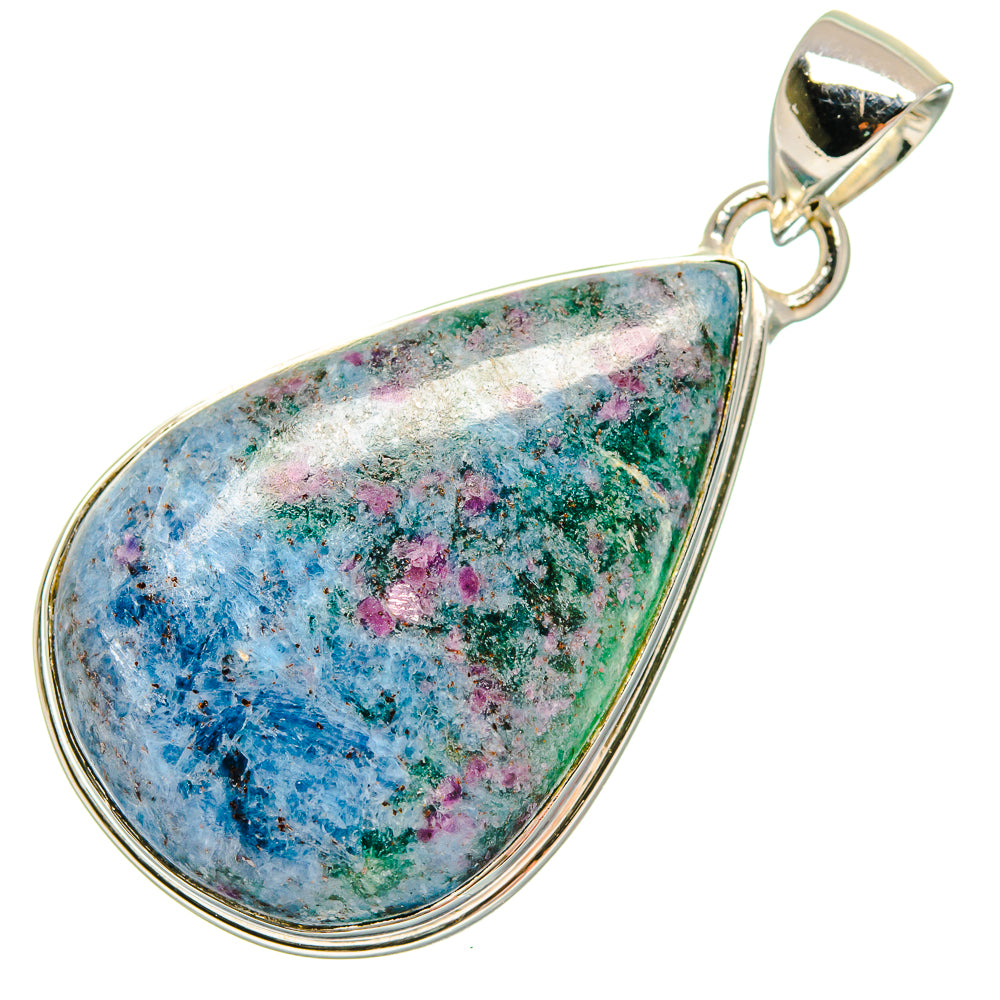 Ruby Fuchsite Pendants handcrafted by Ana Silver Co - PD18420