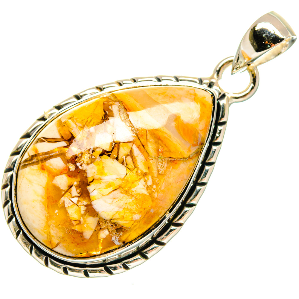 Brecciated Mookaite Pendants handcrafted by Ana Silver Co - PD18423
