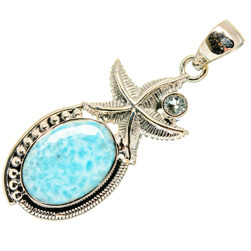 Larimar Pendants handcrafted by Ana Silver Co - PD18438